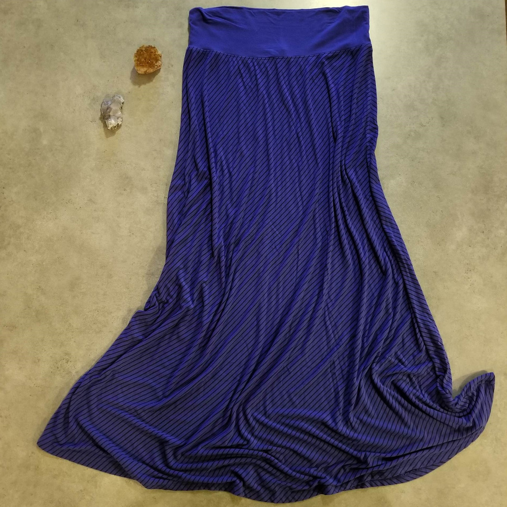 Gap Striped Maxi Skirt, Size Medium
